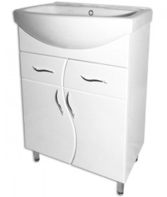 Фото Тумба с умывальником АРИАЛ Волна Изео 60 Т-5 Фото Тумба с умывальником АРИАЛ Волна Изео 60 Т-5