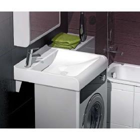 Фото 3 Умивальник над пральною машиною 60х55 (кронштейни в комплекті) Фото 3 Умивальник над пральною машиною 60х55 (кронштейни в комплекті)