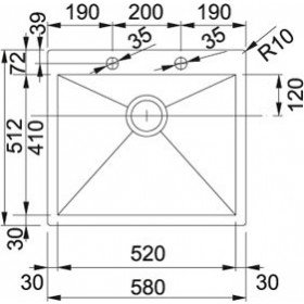 Фото 1 Кухонная мойка Franke Planar PPX 210-58 TL Полированная (127.0203.469) Фото 1 Кухонная мойка Franke Planar PPX 210-58 TL Полированная (127.0203.469)