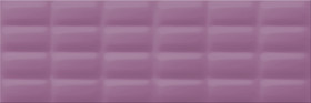 Фото Плитка настенная VIOLET GLOSSY PILLOW 25х75 Фото Плитка настенная VIOLET GLOSSY PILLOW 25х75
