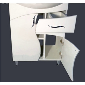 Фото 2 Тумба с умывальником АРИАЛ Волна Изео 55 Т- 7 Фото 2 Тумба с умывальником АРИАЛ Волна Изео 55 Т- 7