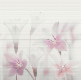 Фото Декор TENSA WHITE INSERTO FLOWER 59,4x60 Фото Декор TENSA WHITE INSERTO FLOWER 59,4x60