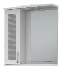 Фото Шкаф-зеркало с подсветкой Пион-2 МZ (лев.) Фото Шкаф-зеркало с подсветкой Пион-2 МZ (лев.)