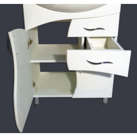 Фото 1 Тумба с умывальником АРИАЛ Волна Изео 55 Т- 7 Фото 1 Тумба с умывальником АРИАЛ Волна Изео 55 Т- 7