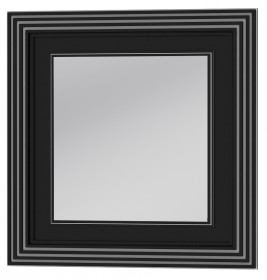 Фото Зеркало Botticelli TREVISO ТM-80 Черный серебро