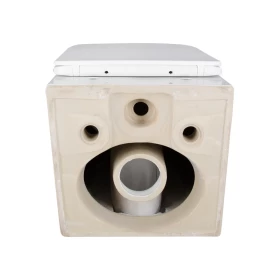 Фото 6 Унітаз підвісний Crow, Ultra Quiet з сидінням Slim Duroplast/ Soft-close/ Quick relase White Qtap 