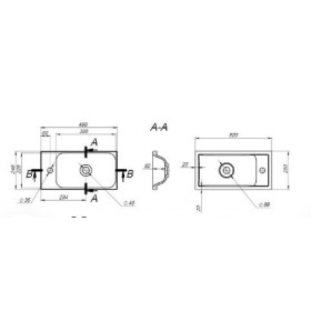 Фото 4 Тумба підлогова Пектораль 50 (Т025050) під умив. Susie 50  (без раков.)