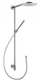 Фото Душевая система Hansgrohe Raindance Connect 240 Showerpipe С кронштейном 350мм (27421000)