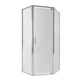 Фото Душова кабіна Qtap Leo 90x90 CRM10995-AC6 Clear, 5-кутна, роспашна, б/піддону