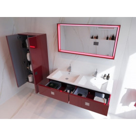 Фото 4 Зеркало Botticelli Torino TrM-120 бордовый