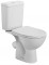 Фото Унитаз-компакт Colombo Акцент Классик Basic с сиденьем из полипропилена (косой выпуск)