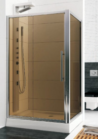 Фото 101-020105 Душевая кабина Aquaform ASTER 120x90 Brown, прямоугольная