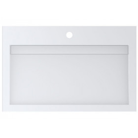 Фото 2 Умывальник Miraggio Agness 750 Глянец Прямоугольный Накладной