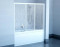 Фото Штора на ванну Ravak AVDP3 - 180. Каркас - белый. Витраж - стекло (Transparent)