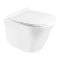 Фото Унітаз підвісний Virgo, Rimless з сидінням Slim Duroplast/ Soft-close/ Quick relase White Qtap