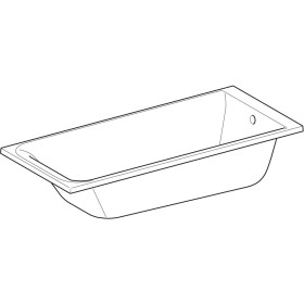 Фото 1 Ванна акрилова Kolo REKORD 170х75 б/ніг (XWP3670000N)