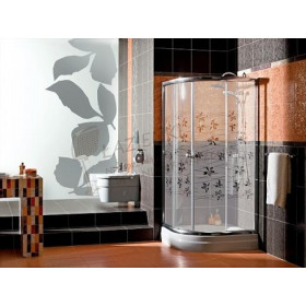 Фото 1 Душевая кабина Cersanit Tesalia CHR MR 90х90 см б/поддона