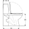 Фото 2 Унітаз-компакт Kolo SOLO К/В, арм. GEBERIT 3/6, з сид. Duroplast Soft Close
