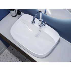 Фото 4 Умывальник Miraggio Lifou Глянец Овальный Накладной