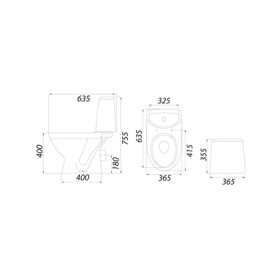 Фото 2 Унитаз-компакт Colombo Лотос Standart 1 ГВ (П)