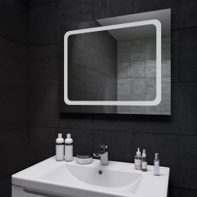 Фото 1 Зеркало Sanwerk LAVA Hella LED 2835IR, W (ZL0000154)