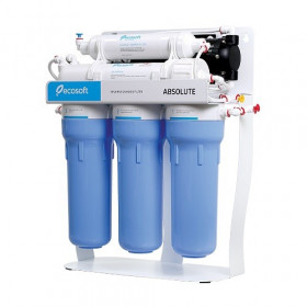 Фото 2 Фильтр обратного осмоса Ecosoft Absolute 5-50P с помпой на станине