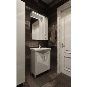 Фото 1 Зеркало Trento TrnMC-65 белый (левый)