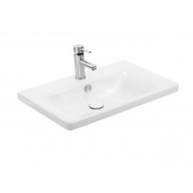 Фото 1 Тумба Ювента Brooklyn-55 с умывальником Soft-55 белый