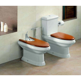 Фото 1 Сиденье для унитаза Roca America натур.дерево (801490M14)