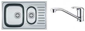 Фото Кухонная мойка Franke PXL 651-78 (101.0444.132) + смеситель