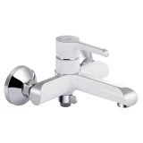 Фото Змішувач для ванни Grand 006 короткий вилив QTGRAWCR006  White (k.35) QT 