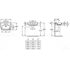 Фото 3 Умывальник Roca Meridian-N 50 (327244000)