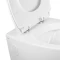Фото 3 Унітаз підвісний Leo, Rimless з сидінням Slim Duroplast/ Soft-close/ Quick relase White Qtap