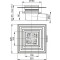 Фото 1 Сливной трап Alcaplast APV26C 105x105/50 мм
