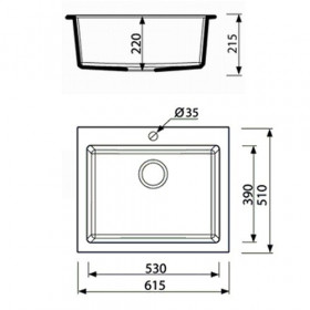 Фото 1 Кухонная мойка Marmorin Sten песочный (385 103 007)