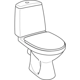 Фото 1 Унітаз-компакт Kolo SOLO Г/В, арм. GEBERIT 3/6, з сид. Duroplast Soft Close