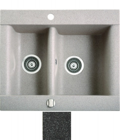 Фото Кухонная мойка Marmorin Voga черный (110 503 002)