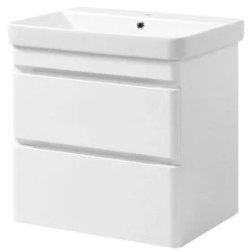 Фото Тумба підвісна VIVACE 70 ТНБ-2 Д  біла матова  з умивальником VIVACE 70