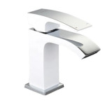 Фото Змішувач для умивальника Koer KB-12007-04 (Хром/Білий) (KR5151)