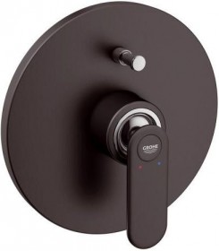 Фото Внешняя часть встр.смесителя Grohe Veris Black для ванны/душа (19344KS0)