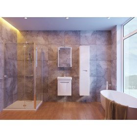 Фото 1 Тумба Ювента Livorno Lvr-50 белый с умывальником Luxury-50