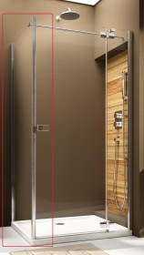 Фото 103-09377 Душевая стенка Aquaform VERRA LINE 80 Transparent DP Active