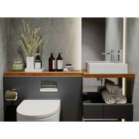 Фото 4 Умывальник Miraggio FARO Глянец Прямоугольный Накладной 