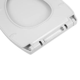 Фото 5 Унітаз підвісний Leo, Rimless з сидінням Slim Duroplast/ Soft-close/ Quick relase White Qtap