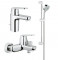 Фото Набор смесителей Grohe Eurosmart Cosmopolitan (32825+32831+27786)