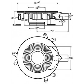 Фото 1 Трап Viega Advantix Top 669232 без насадки DN50