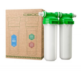 Фото Фильтр трехступенчатой очистки механика + СВОД-АС MT10_ST250/F5 + обезжелезивание» (2 колбы*10)