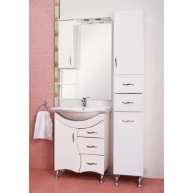 Фото 1 Тумба Ювента Бриз Б2-65 F с умывальником Vittoria 65 Белый