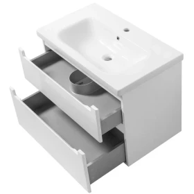 Фото 1 Тумба підвісна Ельба 80 ТПБ-2 Д  з умивальником Bolero 80