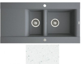 Фото Кухонная мойка Marmorin Voga белый (712 513 006)